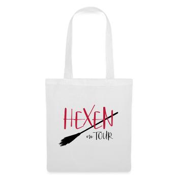 Hexen on tour - Party Fasching Halloween - Stoffbeutel - Weiß - Vorne