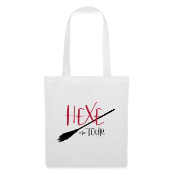 Hexe on tour - Party, Fasching, Halloween - Stoffbeutel - Weiß - Vorne