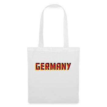 Germany Germany 3D effect colors black red G - Tote Bag - white - Front
