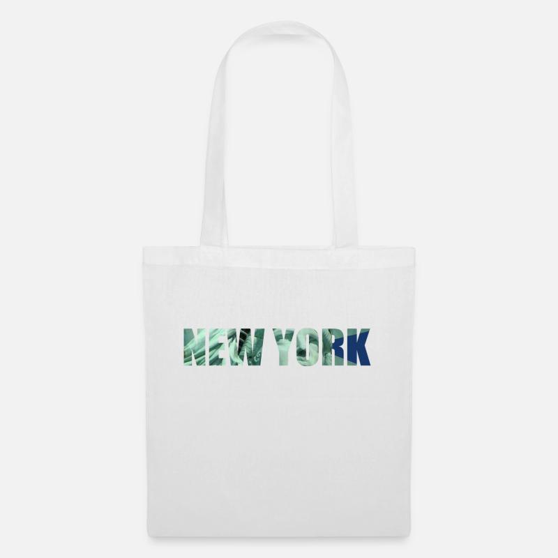 NEW YORK - Stoffbeutel - Weiß