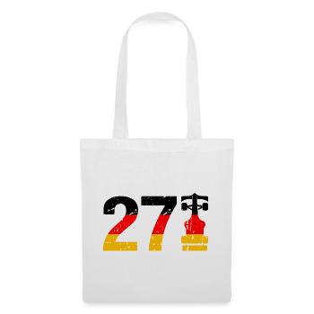 27 Formula Racing Motorsport Deutschland - Stoffbeutel - Weiß - Vorne