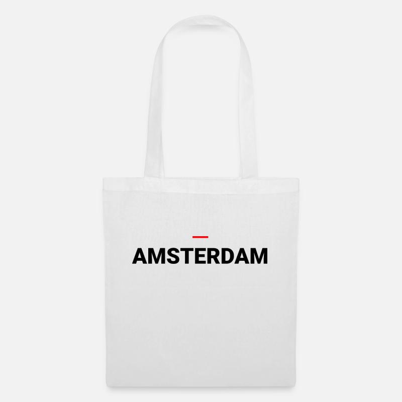 AMSTERDAM - Stoffbeutel - Weiß