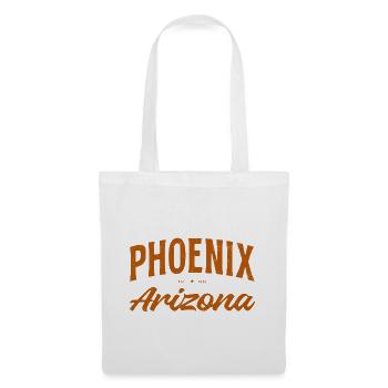 Lettrage vintage Phoenix Arizona - Sac en tissu - blanc - Devant