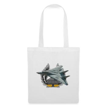 F-14 Tomcat - Stoffbeutel - Weiß - Vorne
