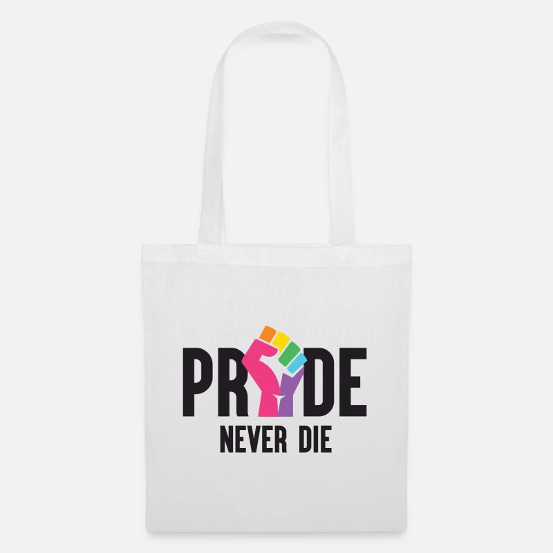 Pride Month LGBT - Pride Never Die - Stoffbeutel - Weiß