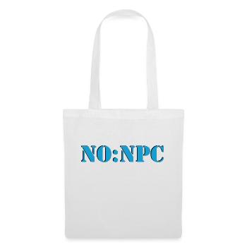 NoNpc - Stoffbeutel - Weiß - Vorne