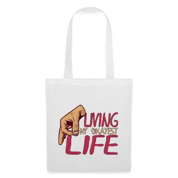 Vivre ma vie la plus agréable 7 - Sac en tissu - blanc - Devant