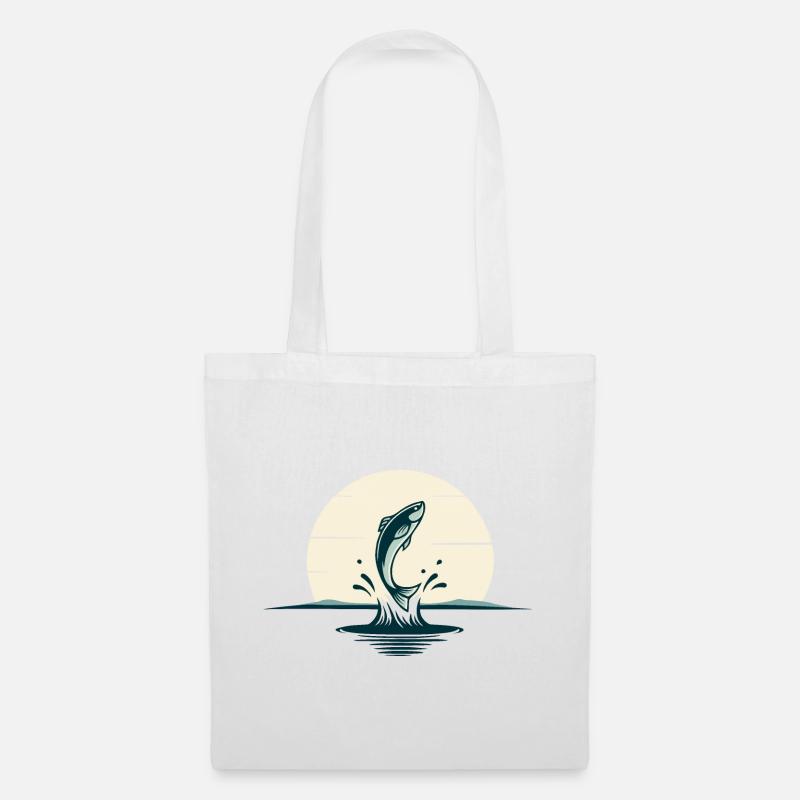 Jumping fish - Tote Bag - white