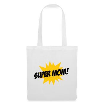 Super Mom - Mother's Day - Tote Bag - white - Front