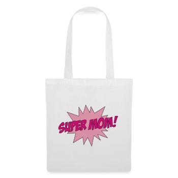 Super Mom - Mother's Day - Tote Bag - white - Front