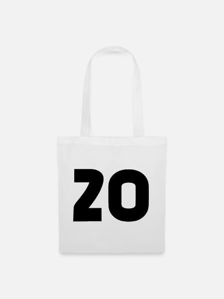 20 - Stoffbeutel - Weiß