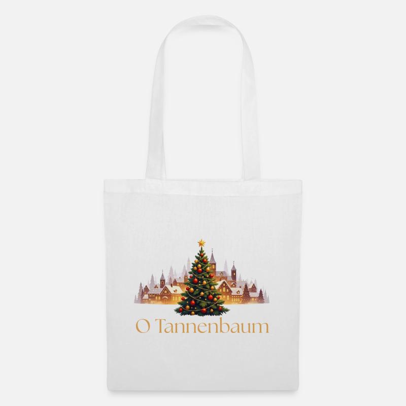 Fir tree - Tote Bag - white