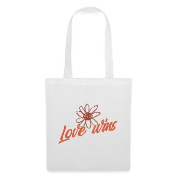 Love Wins Blossom Doodle - Tote Bag - white - Front
