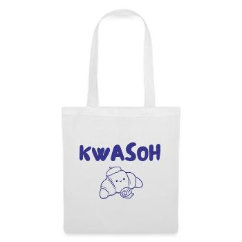 Croissant Kwasoh Illustration - Stoffbeutel - Weiß - Vorne