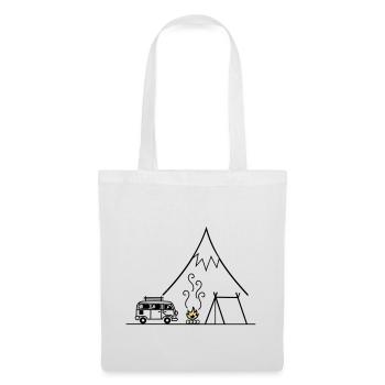 Campfire Camping Trip - Tote Bag - white - Front