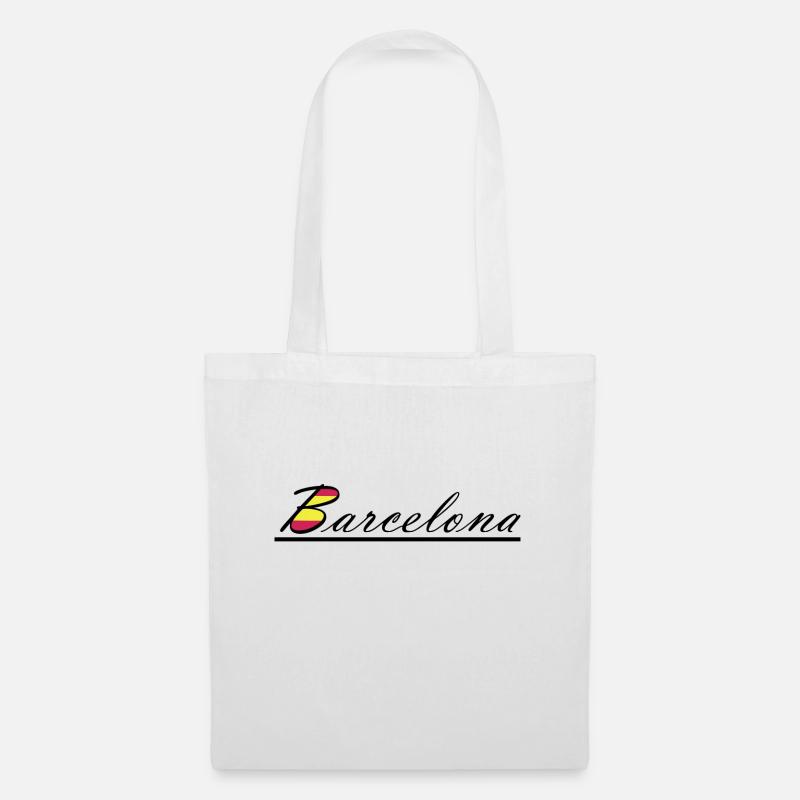 Barcelone - Sac en tissu - blanc