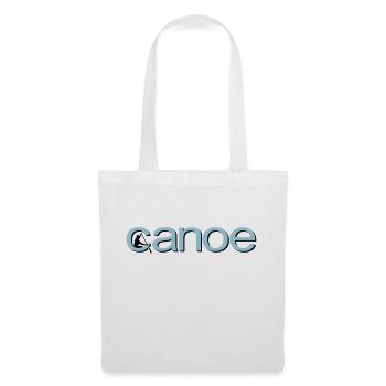 canoë - Sac en tissu - blanc - Devant