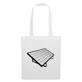 solar panel Solar Anlage - Stoffbeutel - Weiß - Vorne