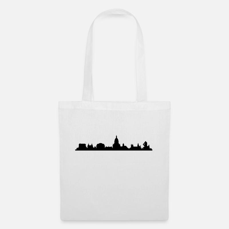 Skyline Mainz - Stoffbeutel - Weiß