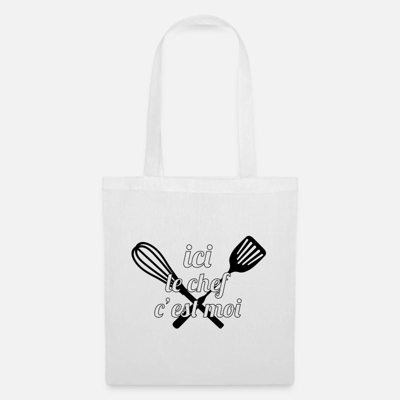 Ici le Chef, c'est moi ! - Stoffbeutel - Weiß