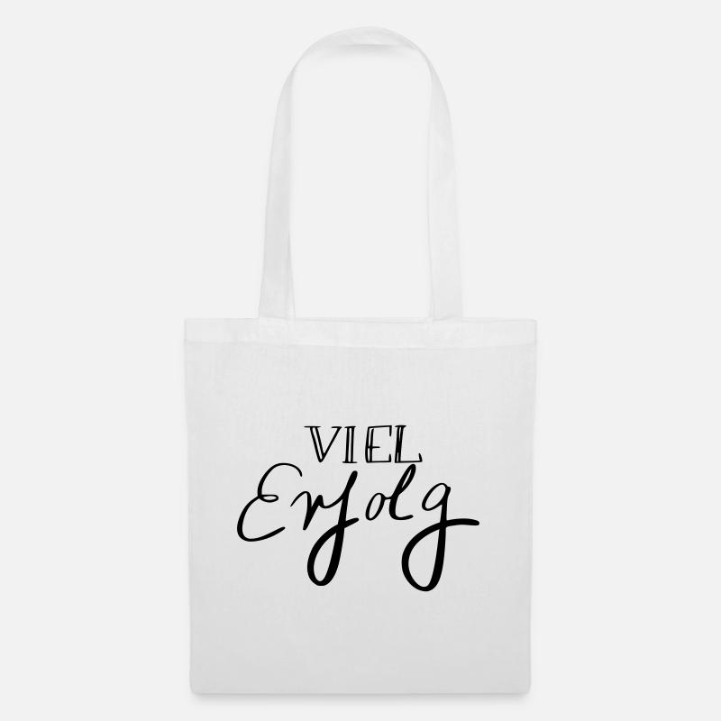 Viel Erfolg - Borsa di stoffa - bianco