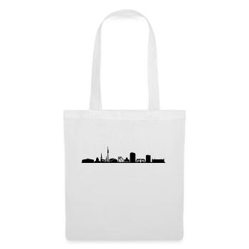 Skyline - Dortmund - Stoffbeutel - Weiß - Vorne