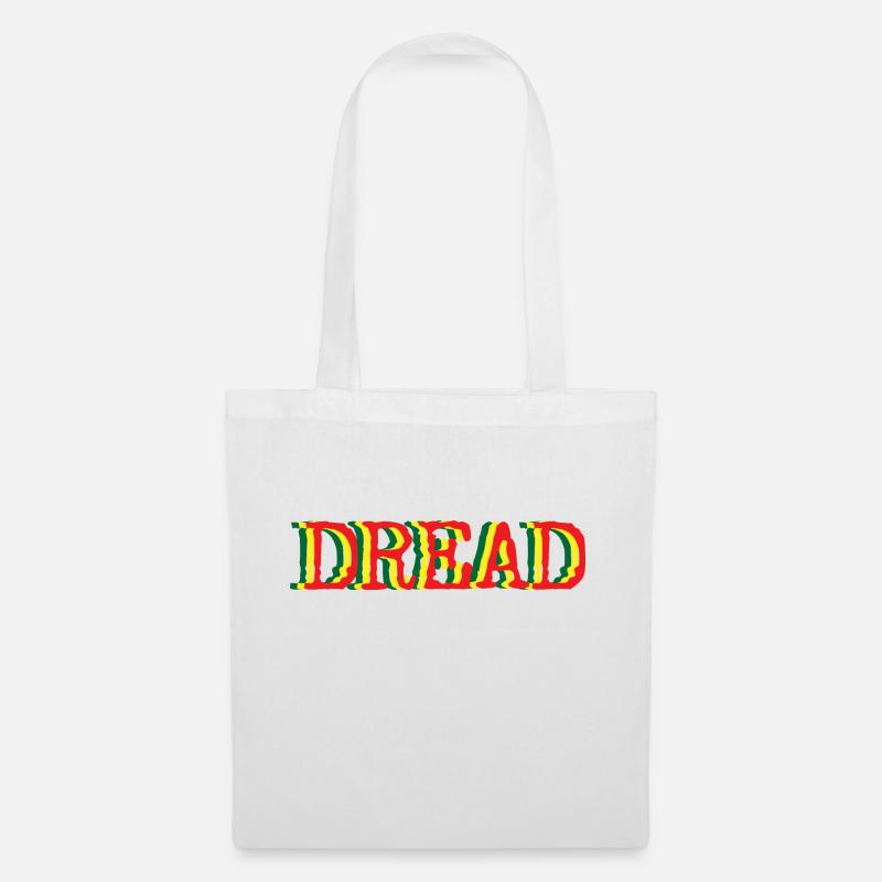 Dread Vibes Drum und Bass Dub Reggae - Stoffbeutel - Weiß