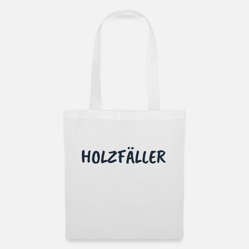 Holzfäller - Stoffbeutel - Weiß