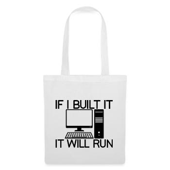 If I Build It, It Will Run - Tote Bag - white - Front