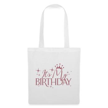 C’est mon anniversaire Cool Birthday Party Gift & Outfit - Sac en tissu - blanc - Devant