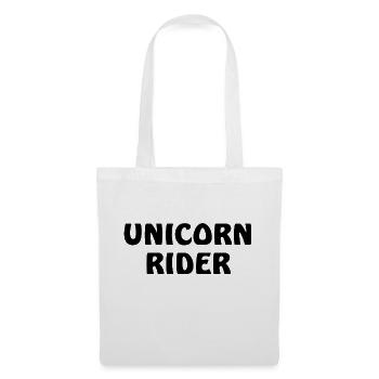 Licorne Rider - Sac en tissu - blanc - Devant