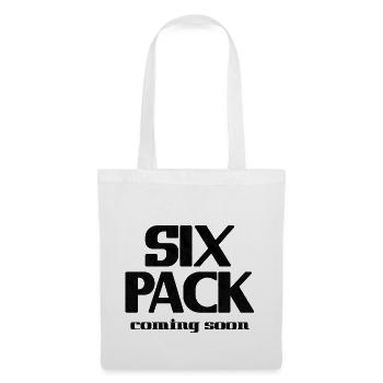 Six Pack Coming Soon 18 - Stoffbeutel - Weiß - Vorne