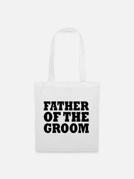 Father of the groom - Stoffbeutel - Weiß
