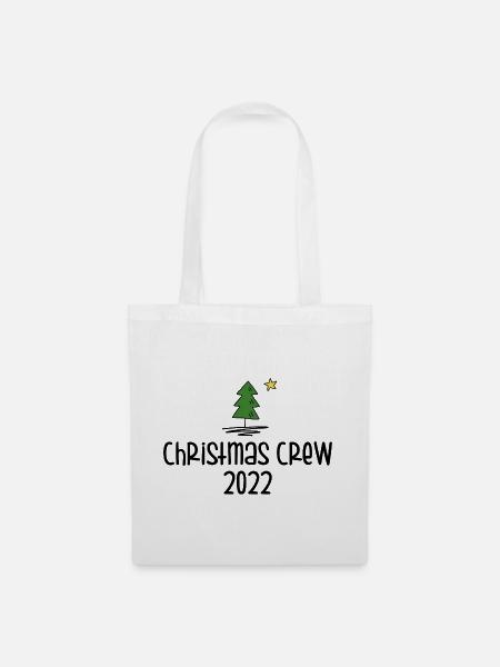 Christmas Crew 2022 - Stoffbeutel - Weiß