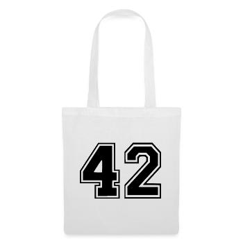 42 - Tote Bag - white - Front