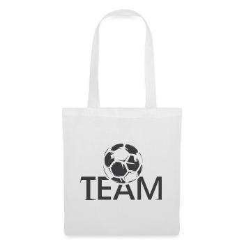 team soccer club team logo icon ball - Tote Bag - white - Front
