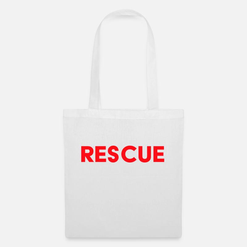 Rescue Retter in der Not - Stoffbeutel - Weiß