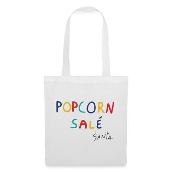 salted popcorn - Tote Bag - white - Front
