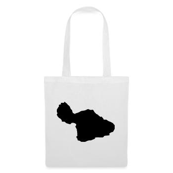 Carte de Maui - Sac en tissu - blanc - Devant