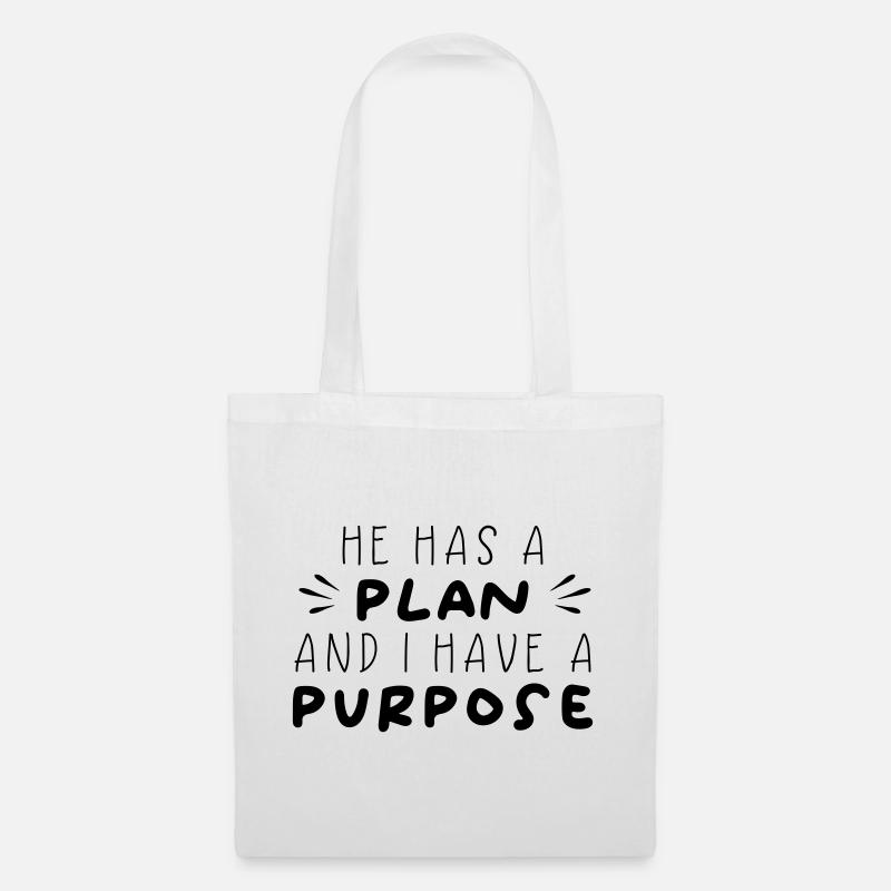 Plan & Purpose - Tote Bag - white