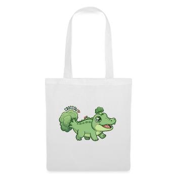Crocoli brocoli mignon, crocoli - Sac en tissu - blanc - Devant