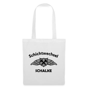 Flügel Schild Hammer Emblem Schichtwechsel - Stoffbeutel - Weiß - Vorne