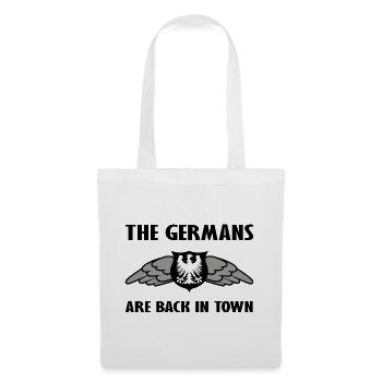 Deutschland und Sachsen Fanshirt - Stoffbeutel - Weiß - Vorne