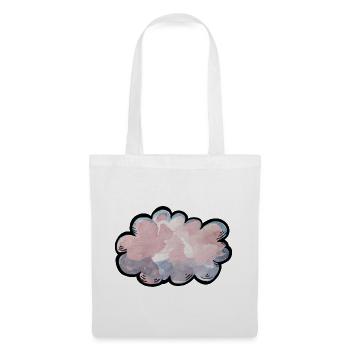 Pastellwolken-Aquarell-Traum - Stoffbeutel - Weiß - Vorne