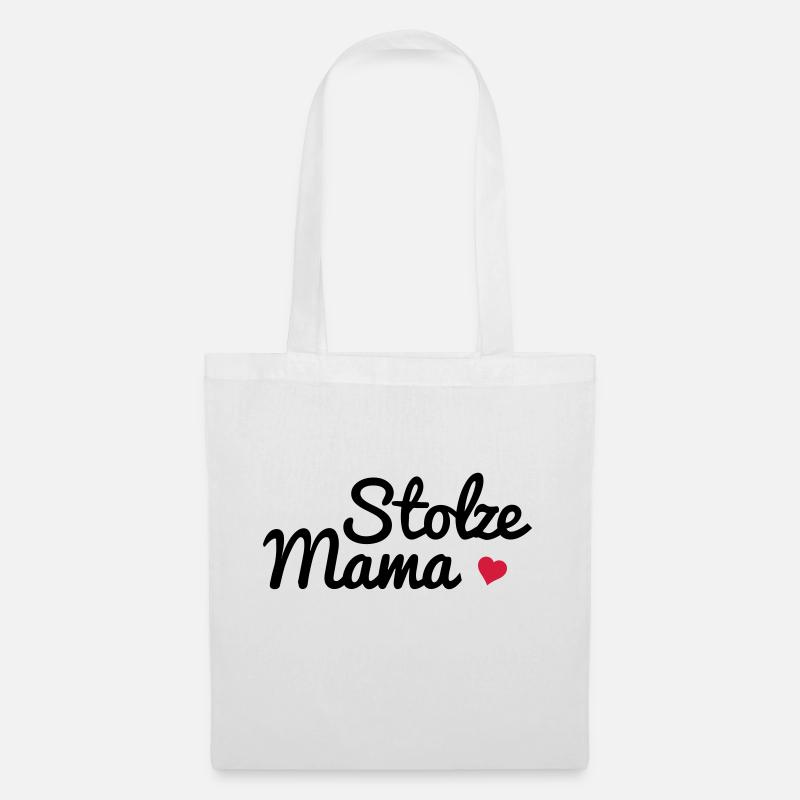 Stolze Mama - Stoffbeutel - Weiß