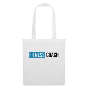 préparateur physique bleu noir - Sac en tissu - blanc - Devant