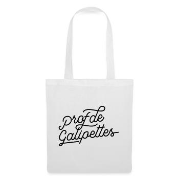 Prof de galipettes - Prof d'EPS - Sac en tissu - blanc - Devant