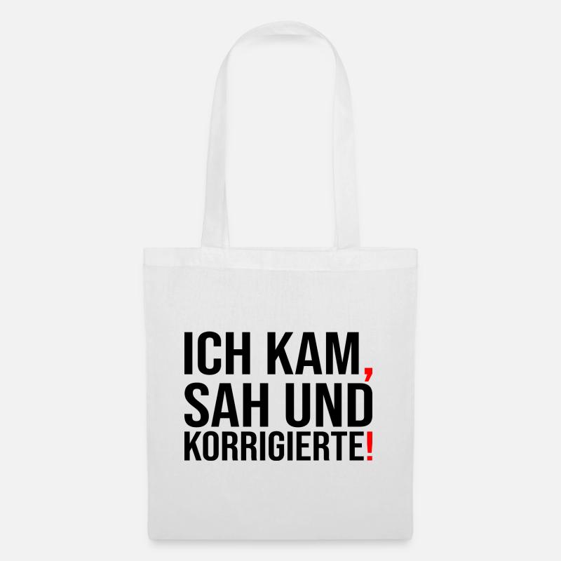 Lehrerin Abschlussklasse Geschenk - Stoffbeutel - Weiß