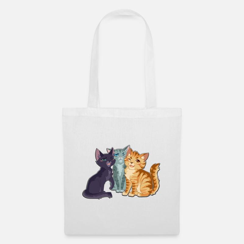 Jayfeather Häherfeder Hollyleaf Lionblaze Katzen - Stoffbeutel - Weiß