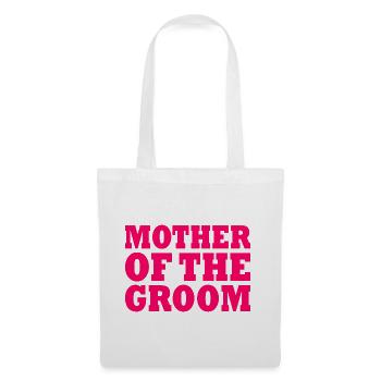 Mother of the groom - Sac en tissu - blanc - Devant